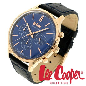 Lee Cooper 腕時計 ブランド ウォッチ LC06293.499 リークーパー 時計 メンズ 紳士 ネイビー 腕時計 メンズウォッチ Lee Cooper リークーパー LC06293.499 メンズ 時計 LC06293シリーズ ローズゴールド クォーツ 本革ベルト クロコ 型押し クラシック ビジネス カジュアル