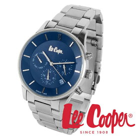 Lee Cooper 腕時計 ブランド ウォッチ lc6857.390 ネイビー×シルバー リークーパー 時計 メンズ 紳士 腕時計 メンズウォッチ Lee Cooper リークーパー lc6857.390 メンズ レディース 男性 女性 日常生活防水 時計 LC6857シリーズ クォーツ ステンレスベルト 機能的 ビジネス