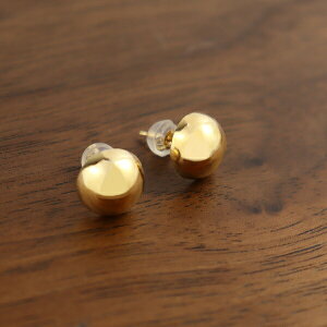 K18 ۋʃsAX {[  2P p 10mm 18 18k  ۋ sAX S[h CG[S[h Ԃ fB[XANZT[ Women's Jewelry Ladies 蕨 1cm 10mm S[hsAX YG X^bhsA