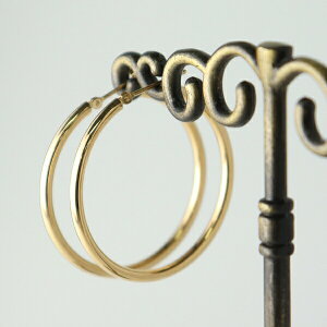 K18 S[h t[vsAX 2P p 18 18k CG[S[h n Vv x[VbN  傫 fB[XANZT[ Women's Jewelry Ladies 蕨 S[hsAX ؂₩ 傫 Ԃ 