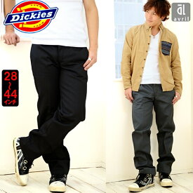 Dickies メンズ ディッキーズ ワークパンツ 全4色 メンズ 作業着 黒 グレー ベージュ ネイビー 大きいサイズ チノパン 2024