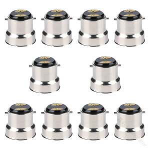 10�Z�b�g B22��������E27�d���p�R���o�[�^�[�����v�\�P�b�g�ϊ��A�_�v�^�[ �ȒP���t���Ή� �Ɩ����p�d���ϊ��\�P�b�g�d���x�[�X�ϊ����