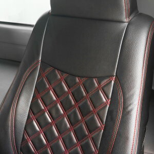 ハイゼットジャンボ ハイゼット ジャンボ シートカバー レッドステッチ 助手席側 ステッチ レッド 赤 カスタム おしゃれ 農作業 汚れ防止 滑り防止 滑り止め S201P S211P 後期 ピクシス サンバ