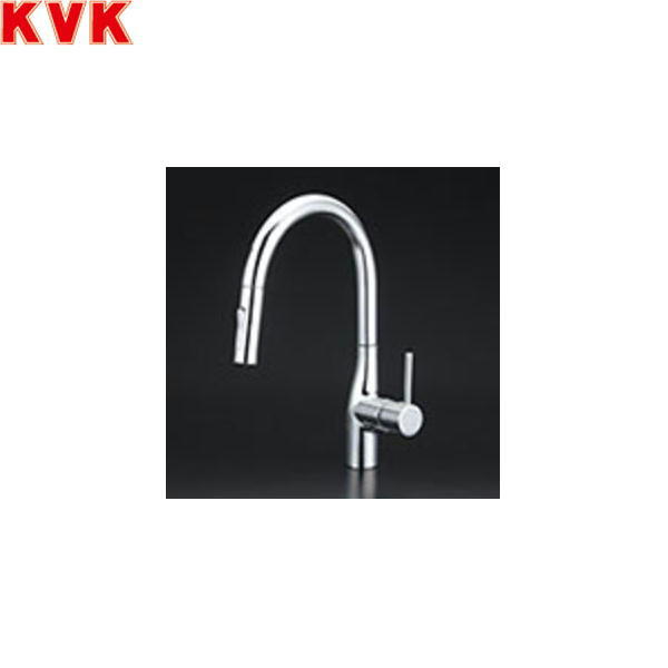KVK シングルシャワー付混合栓(eレバー)(寒冷地用) KM6061ZEC (水栓 