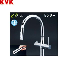 KM6091SCECHS KVKビルトイン浄水器用シングルシャワー付混合栓 センサー付 撥水膜コーティング 浄水カートリッジ付 送料無料()