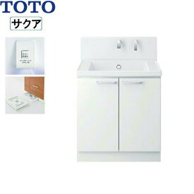 LDSWB075BAJJN1A TOTO SAKUAサクア 洗面化粧台のみ 間口750 きれい除菌水・体重計収納 ホワイト 送料無料()