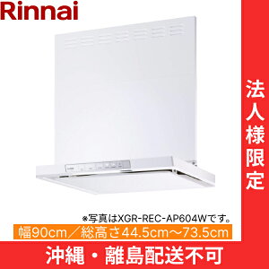 XGR-REC-AP904W iC RINNAI Wt[h mtB^[EX^ 90cm ǖʎt^Cv zCg @llEzs ()