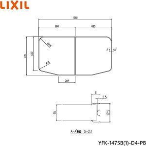 YFK-1475B(1)-D4-PB NV LIXIL/INAX Ct^(ۉCt^)(21g) ()