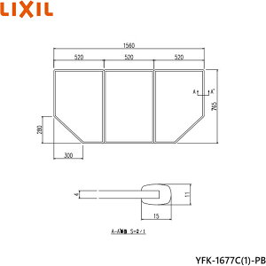 YFK-1677C(1)-PB NV LIXIL/INAX Ct^(31g) ()