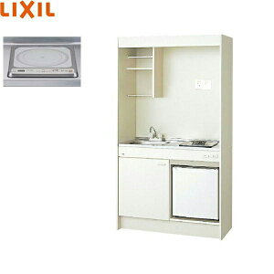 DMK10LFWB1G200+IRSD-5A-W ���N�V�� LIXIL �~�j�L�b�`�� �①�Ƀ^�C�v 105cm�EIH�q�[�^�[200V ��������()