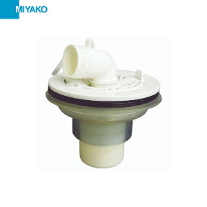 MB44PTXK ミヤコ MIYAKO 洗濯機パン用トラップ 縦引トラップ コンパクト型 VP・VU75 送料無料()