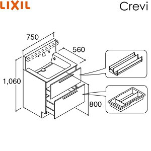 RASH-755JFY-A/~hO[h NV LIXIL/INAX NB ϑ{̂̂ s560^Cv Ԍ750 X}[ggCttXCh^Cv ^b`X()