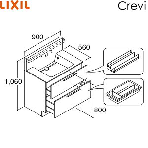 RASH-905JFY-A/~hO[h NV LIXIL/INAX NB ϑ{̂̂ s560^Cv Ԍ900 X}[ggCttXCh^Cv ^b`X()