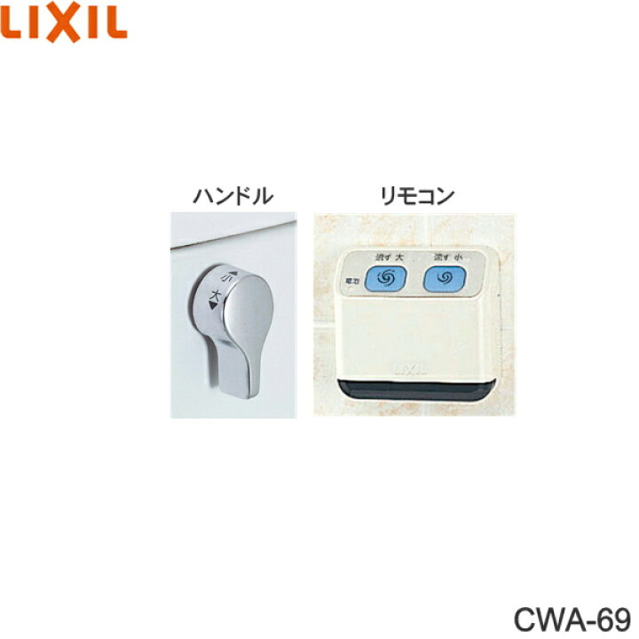 楽天市場】CWA-69 リクシル LIXIL/INAX リモコン自動洗浄ハンドル 