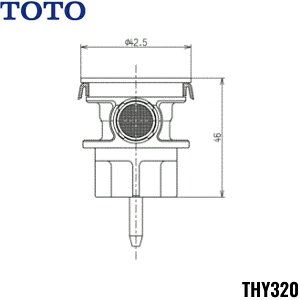 THY320 TOTO �g�C���܂����ւ��p�[�c �t���b�V���o���u�p�s�X�g���o���u�� ��������()