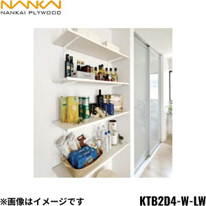 KTB2D4-W-LW 南海プライウッド NANKAI 可動棚板セットBタイプ 送料無料()