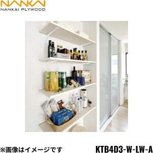 KTB4D3-W-LW-A 南海プライウッド NANKAI 可動棚板セットBタイプ 送料無料()