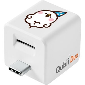 MAKTAR MKPQC-WK iOS�^Android�o�b�N�A�b�v�X�g���[�W Qubii Duo USB-C �s�X�P �z���C�g MKPQCWK