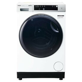 【無料長期保証】【推奨品】AQUA AQW-D10P(LW) ドラム式洗濯乾燥機 まっ直ぐドラム2.0 (洗濯10kg・乾燥5kg) 左開き ホワイト