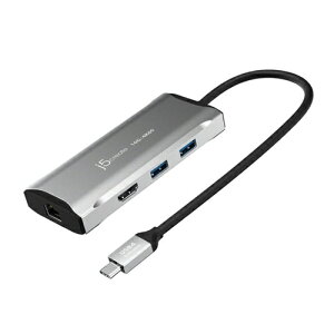 j5create JCD392 USB3.2 6in1�}���`�A�_�v�^�[ �X�y�[�X�O���[