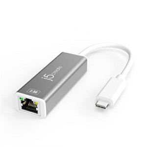 j5create JCE145 USB-C 2.5 �M�K�r�b�g �C�[�T�[�l�b�g �A�_�v�^�[ �X�y�[�X�O���[