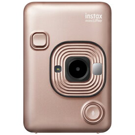 富士フイルム INSMINIHM1BLUSHGOLD ハイブリッドインスタントカメラ instax mini LiPlay 「チェキ」 ブラッシュゴールド