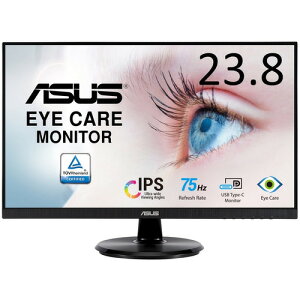 ASUS VA24DCP ���j�^�[�E�f�B�X�v���C 23.8�^���C�h�^IPS�^75Hz �u���b�N