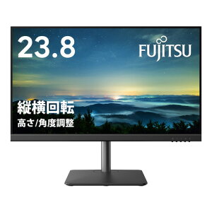 【推奨品】富士通 VTF24021BT 23.8型ワイドディスプレイ VT Series フルHD ブラック【5年保証】