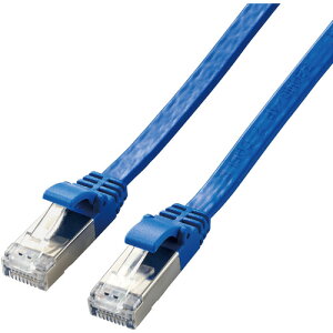 �G���R�� LD-TWSF�^BU3 LAN�P�[�u�� CAT7���� �t���b�g 3.0m �u���[