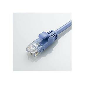 �G���R�� LD-GPY�^BU1 CAT6���� Gigabit ���炩LAN�P�[�u�� ������ �u���[ 1m