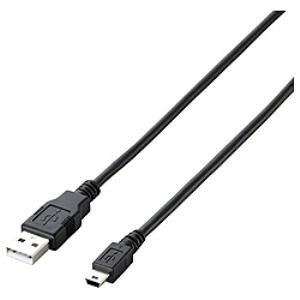 �G���R�� U2C-JM15BK �G�RUSB2.0�P�[�u�� 1.5m A-miniB�^�C�v 480Mbps ���z���p�b�P�[�W �����b�L�s�� �u���b�N