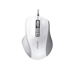 �}�E�X �o�b�t�@���[ �L�� BSMBU300WH �L��BlueLED���w���}�E�X �É��^5�{�^���^DPI�؂�ւ��{�^�� �z���C�g