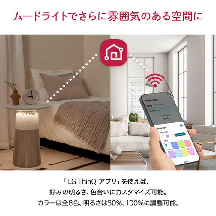 楽天市場】LG Electorinics AS207PWU0 マルチ機能空気清浄機 LG 