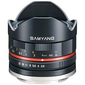 SAMYANG ���������Y�@8mm F2.8 UCM FisheyeII�y�\�j�[E�}�E���g(APS-C�p)�z(�u���b�N)