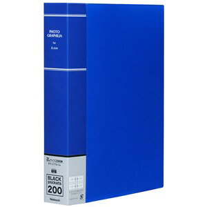 ナカバヤシ PH2L-1020-B 2L判 200枚収納 ポケットアルバム(ブルー)