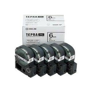 �L���O�W�� SS6K-5P �e�v��PRO �e�[�v�J�[�g���b�W ���^������ 6mm 5�{�Z�b�g