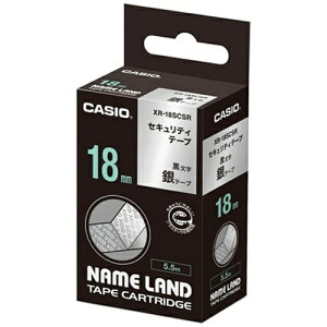 �J�V�I XR-18SCSR �l�[�������h��p �Z�L�����e�B�e�[�v�i��^�������^18mm���j