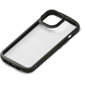 PGA PG-22RPT01BK 2022年 iPhone 14 Plus用 MagSafe充電器対応 クリアタフケース Premium Style ブラック