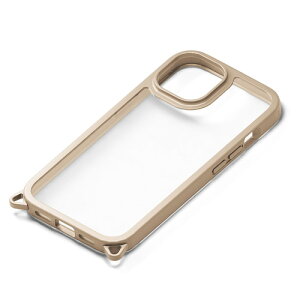 PGA PG-23APT02BE iPhone15 �N���A�^�t�P�[�X Premium Style �x�[�W�� PG23APT02BE