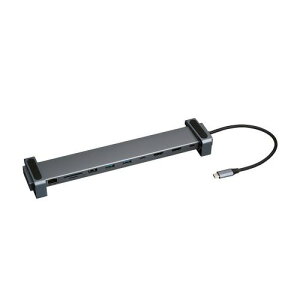 �i�J�o���V UD-C06GY PD�Ή� Type-C 10in1 PC�X�^���h�h�b�L���O�X�e�[�V���� �O���[