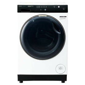 【無料長期保証】アクア ドラム式洗濯乾燥機 洗濯12.0kg 乾燥6.0kg 幅59.5cm エアウォッシュ まっ直ぐドラム AQW-DX12R-L(W) ホワイト系 ヒートポンプ