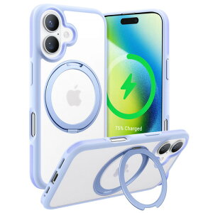 Torras X00FX1788 ROstand R Fusion case for iPhone16 Light Blue