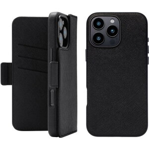 ���j�P�[�X 2Way Mag Flip Case for iPhone 16 Pro Max (black) UNI-CSDIP24LP-2MFBK