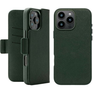 ���j�P�[�X 2Way Mag Flip Case for iPhone 16 Pro Max (green) UNI-CSDIP24LP-2MFGN