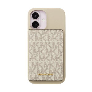 MICHAEL KORS MKCWVNLWPIP2461 Wrap Case with MagSafe Card Wallet for iPhone16 Vanilla
