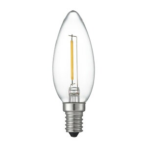 ���U�� LDC1LG32E14C2 �t�B�������gLED 10W C32 �V�����f���A�` E14 �N���A