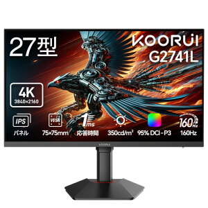 KOORUI G2741L 27^ IPSpl 4K Q[~Oj^[ 160Hz HDR400 3Ӄt[X ubN