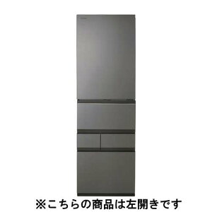 【無料長期保証】東芝 冷蔵庫 452L 左開き 5ドア 幅60cm 奥行スリム 3段冷凍室 広々冷蔵室 ベジータ GR-Y450GTL グレー系