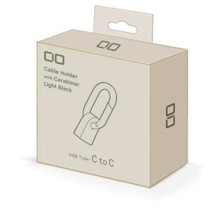 Mate カラビナ付きケーブルホルダー CtoC モスグリーン CIO-CHD-MGR