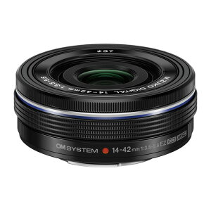 OM�f�W�^���\�����[�V�����Y ED 14-42mm F3.5-5.6 EZ BLK ���������Y OM SYSTEM �u���b�N